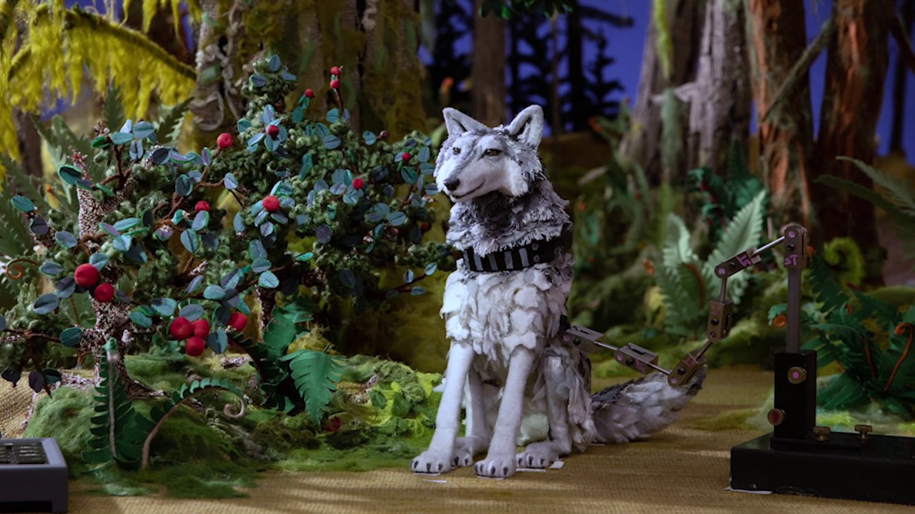 Nowheres Wolf Stop Motion : Forest Set Build Timelapse : Set Dressers Katy and Chris