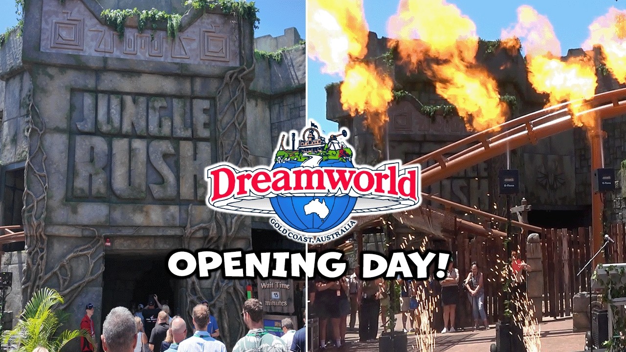 Dreamworld's NEW Land is OPEN! Rivertown Opening Ceremony, Rides & MORE!