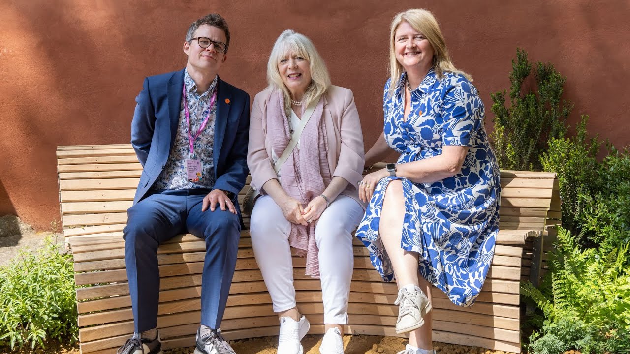 In conversation with Alison Steadman | RHS Chelsea Flower Show 25 | Hospice UK Garden of Compassion
