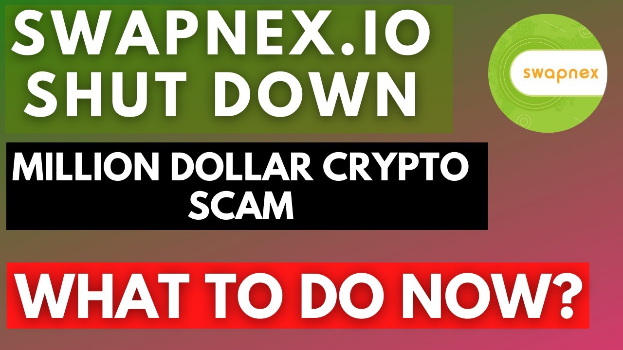Swapnex.io Shut Down - Million Dollar Crypto Scam | What To Do Now?