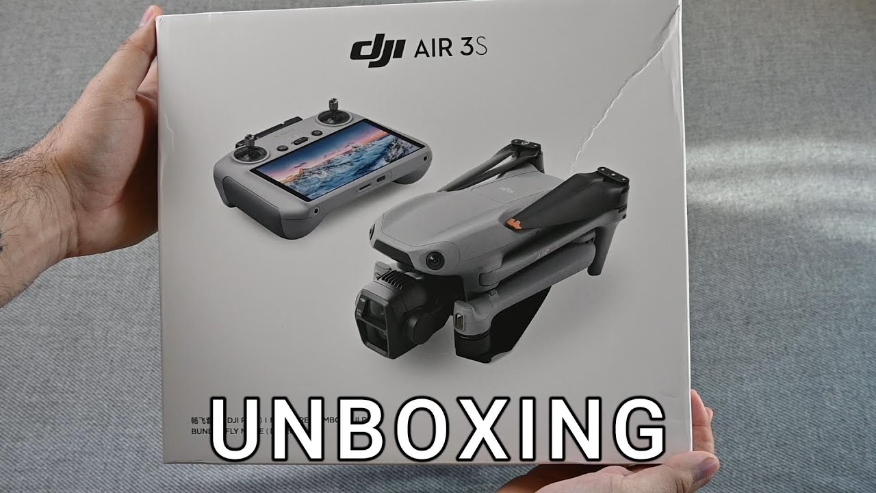DJI AIR 3S UNBOXING