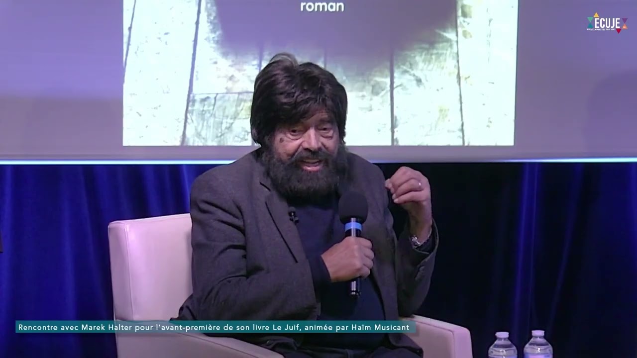 Rencontre exceptionnelle à l'ECUJE avec Marek Halter, pour l’avant-première de son livre Le Juif
