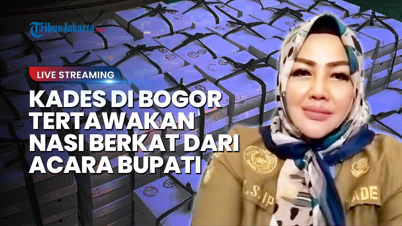 🔴Kades Gunung Menyan Bogor Wiwin Komalasari Tertawakan Nasi Berkat Bupati & Wabup Rudy S-Jaro Ade