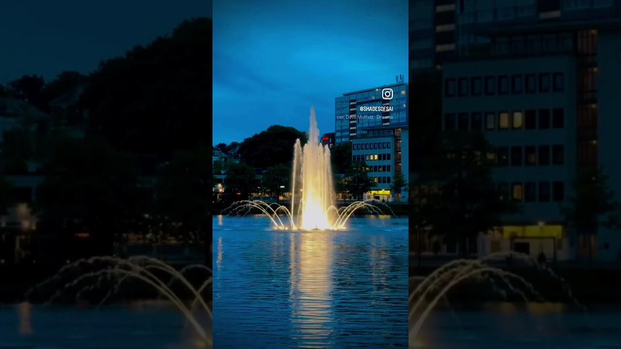 Gorgeous Stavanger Waterfront by the Night #travel #stavanger #waterfront #cityexplorers
