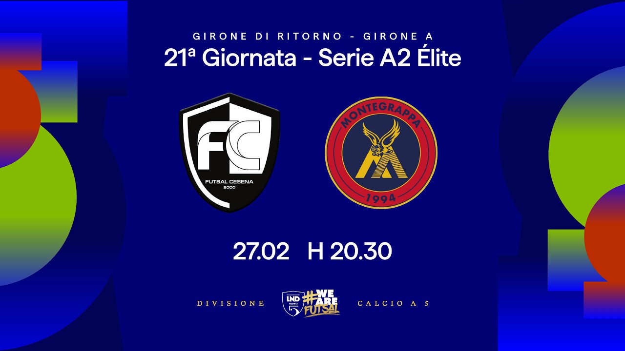 Futsal Cesena-Montegrappa | 21ª giornata | Serie A2 Élite 2025/2026 - Girone A
