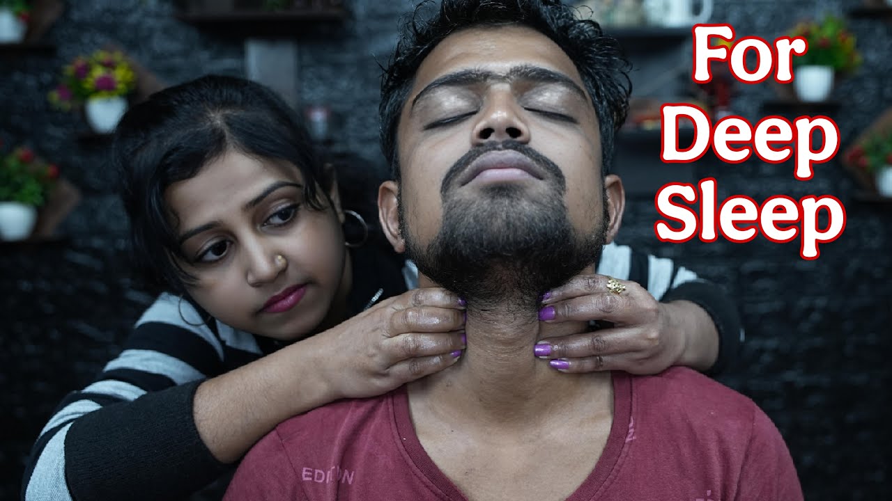 Oily Head Massage ASMR: Drift Into Deep Sleep Tonight | Tapping & Scratching for Stress Relief