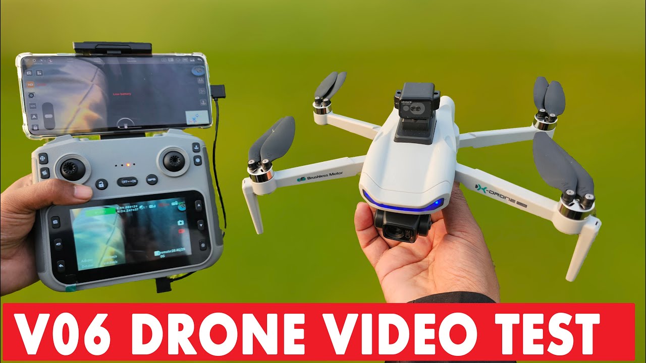 NEW 2026 V06 GPS Drone Camera QUALITY TEST 🔥 | Real 4K/HD Footage Review + First Flight & Range