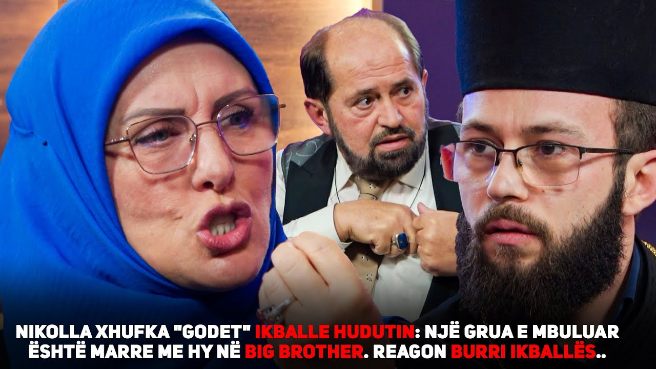 Kojshia Show -Debat i ashpër mes Ikballe Hudutit e Nikolla Xhufkës për Big Borther. Reagon Burri saj