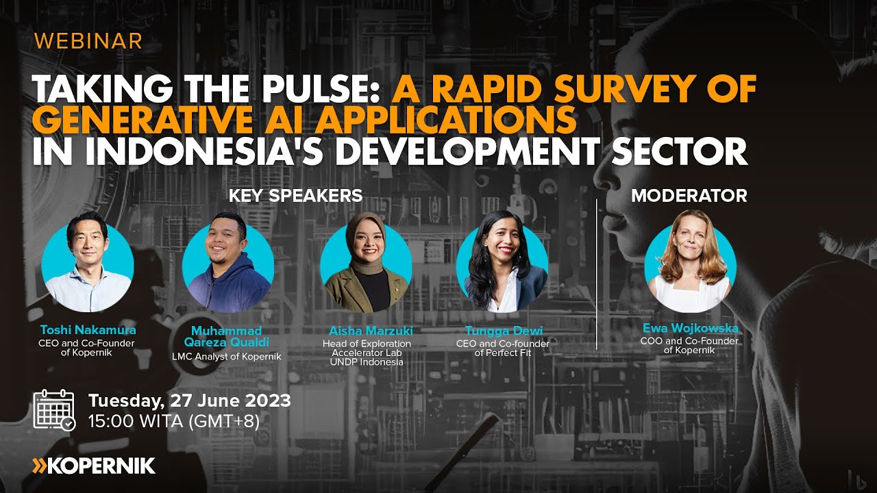 Taking the Pulse: A Rapid Survey of Generative AI Applications in Indonesia's Development&nbsp;Sector