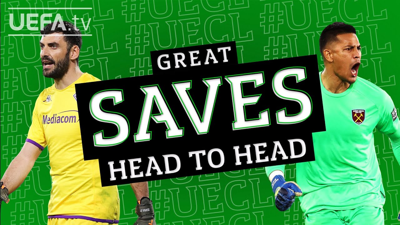 TERRACCIANO, AREOLA | Amazing saves from the #UECL finalists' goalkeepers!