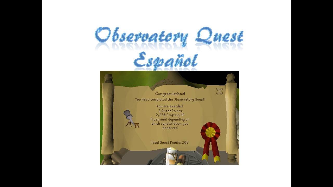Observatory Quest OSRS Español