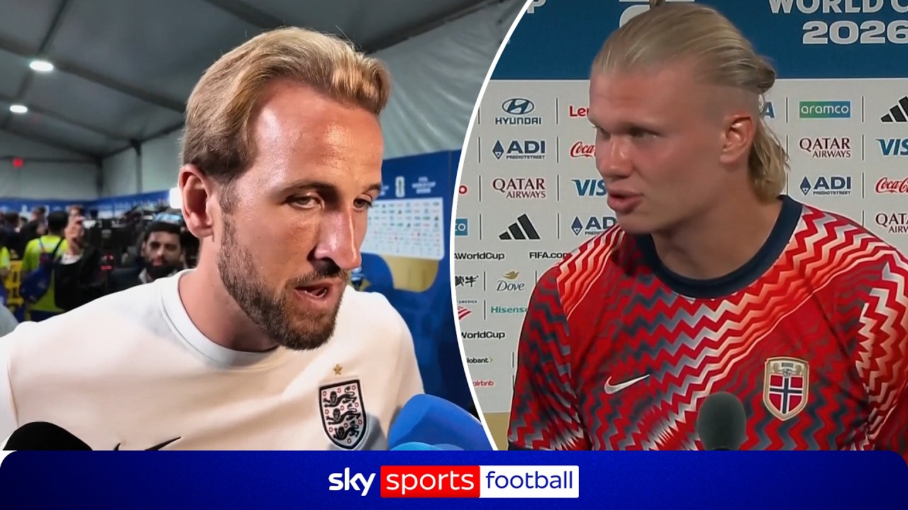 Erling Haaland and Harry Kane praise 