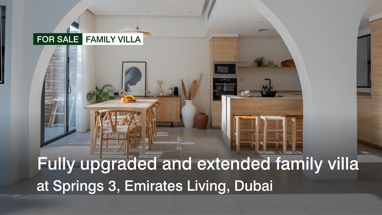 Stunning Fully Upgraded and Extended Family Villa at Springs 3, Emirates Living | haus & haus