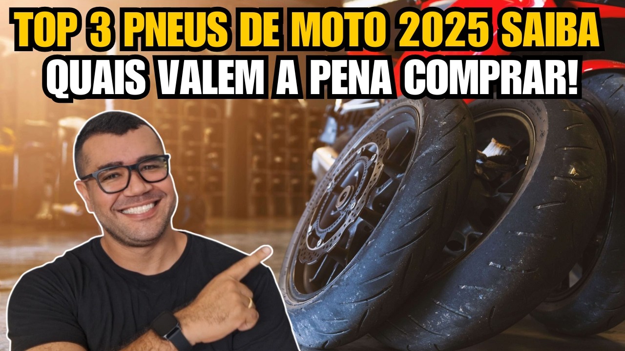 TOP 3 PNEUS DE MOTO 2025 SAIBA QUAIS VALEM A PENA COMPRAR!