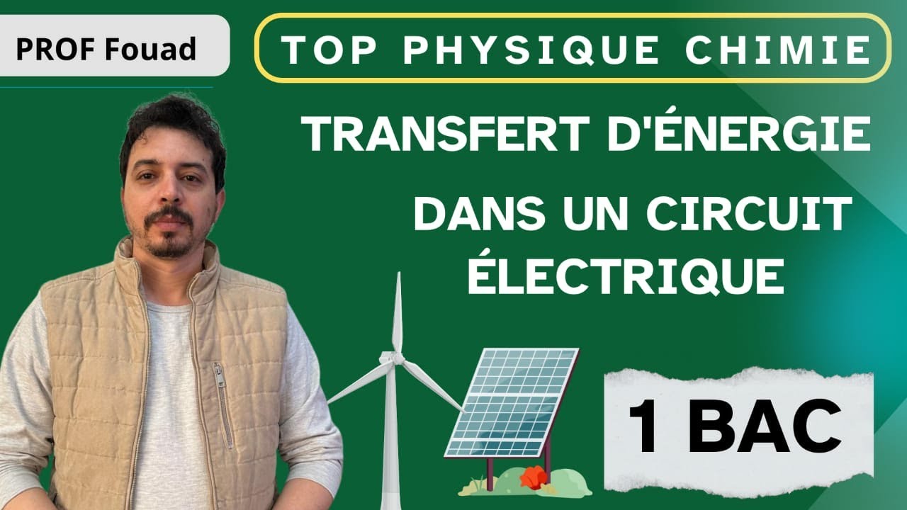 transfert d'énergie dans un circuit électrique 1 bac