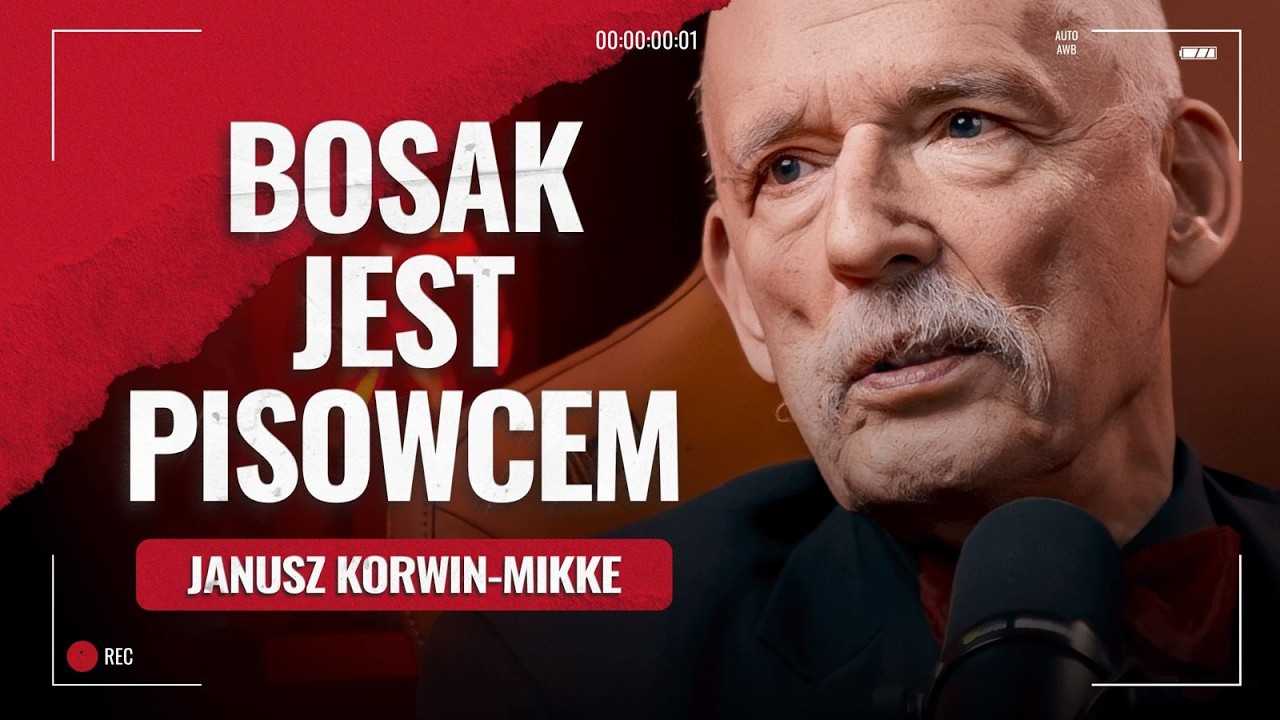Bosak jest PiSowcem, a Mentzen? Wolę rozmawiać z Braunem | Janusz Korwin Mikke