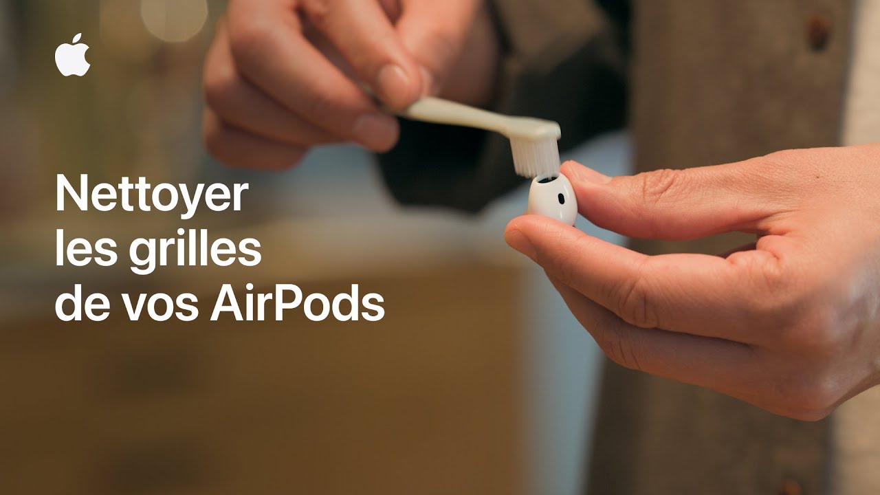 Comment nettoyer les grilles de vos AirPods | Assistance Apple