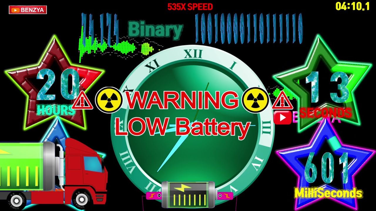 [Speed feeling] 24 Hours 🔋Battery Charging⚡️ timer countdown alarm🔔