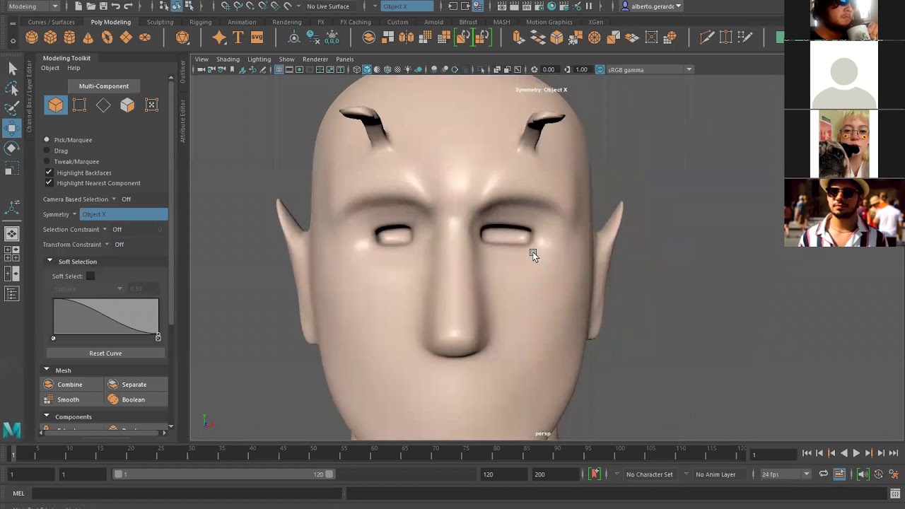 modelado 3D Simetria