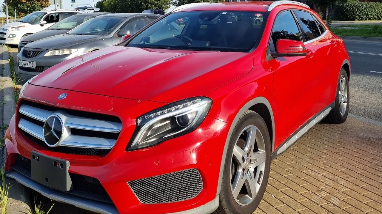 Обзор на Mercedes-Benz GLA 180(AMG) из Японии.