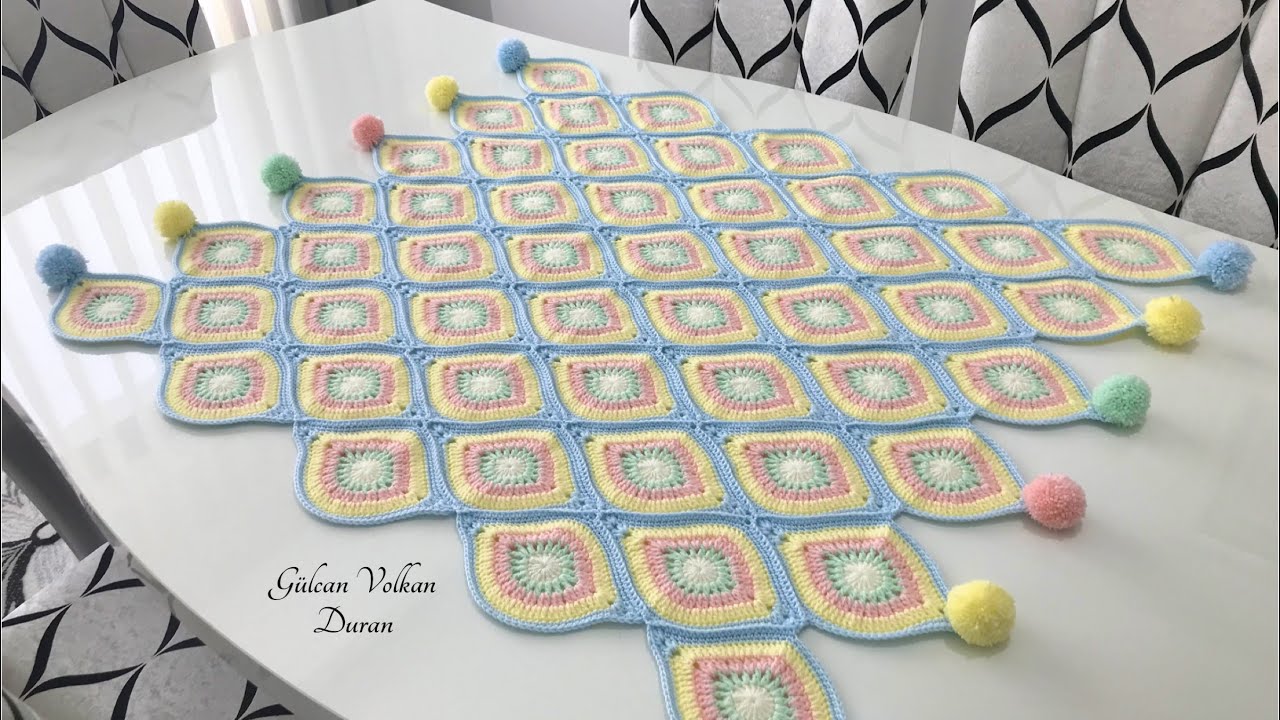 Siparişlerinize Dahil Edeceğiniz Harika Bir Model -Oval(Damla) Motif Birleştime Tarifi-Part 2