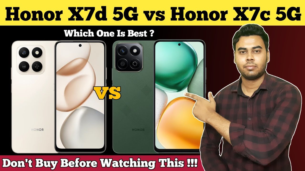 Honor X7d 5G vs Honor X7c 5G Full Comparison In Hindi | Best 5G Mobiles Under 20000