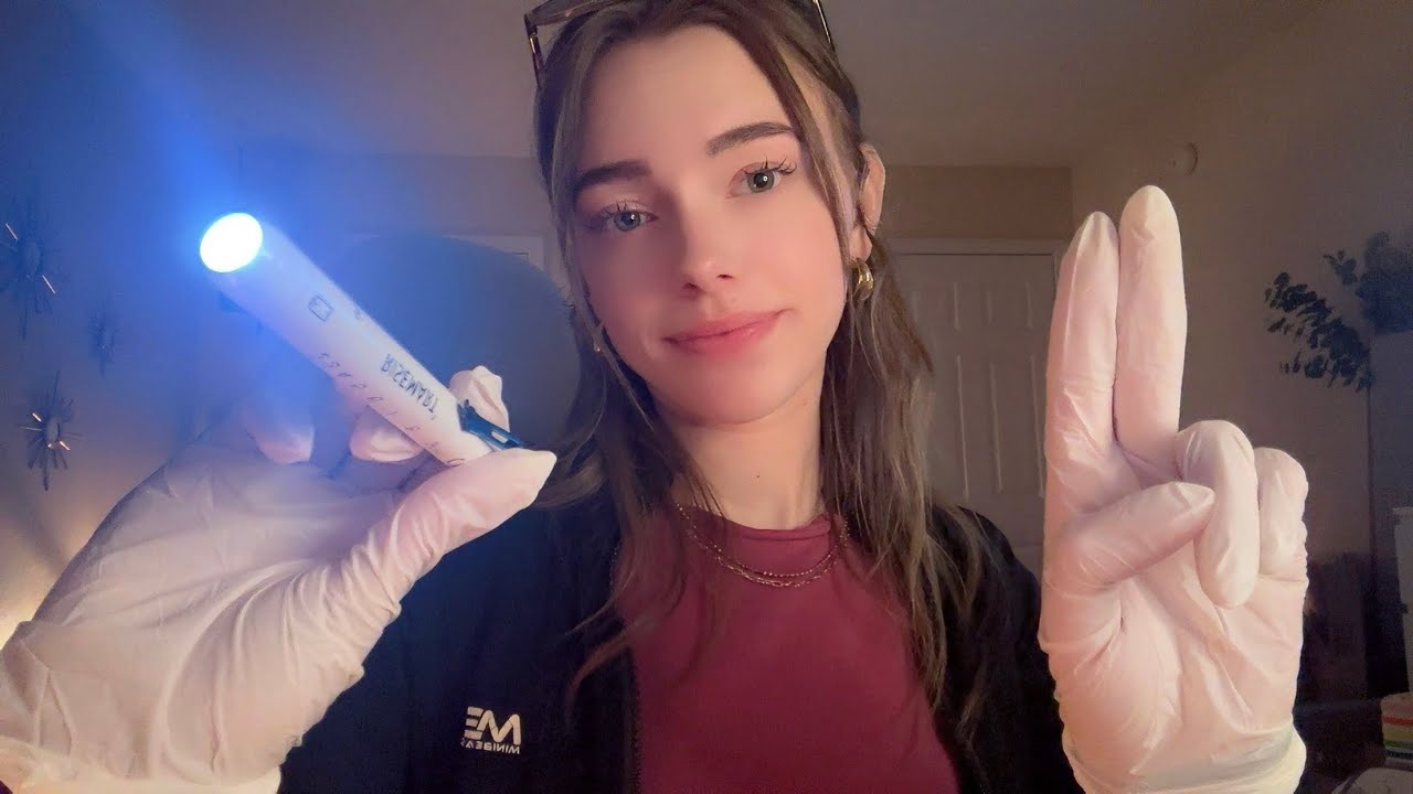 ASMR Facial consultation and Eye Exam (+light triggers, measuring, personal attention) 