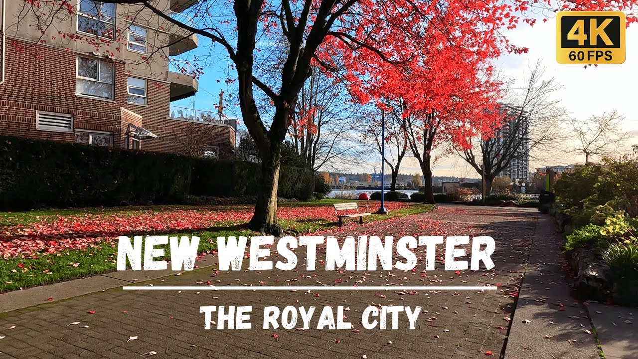 Downtown New Westminster Walk 🇨🇦 | The Royal City of British Columbia | 4K City Tour #canada