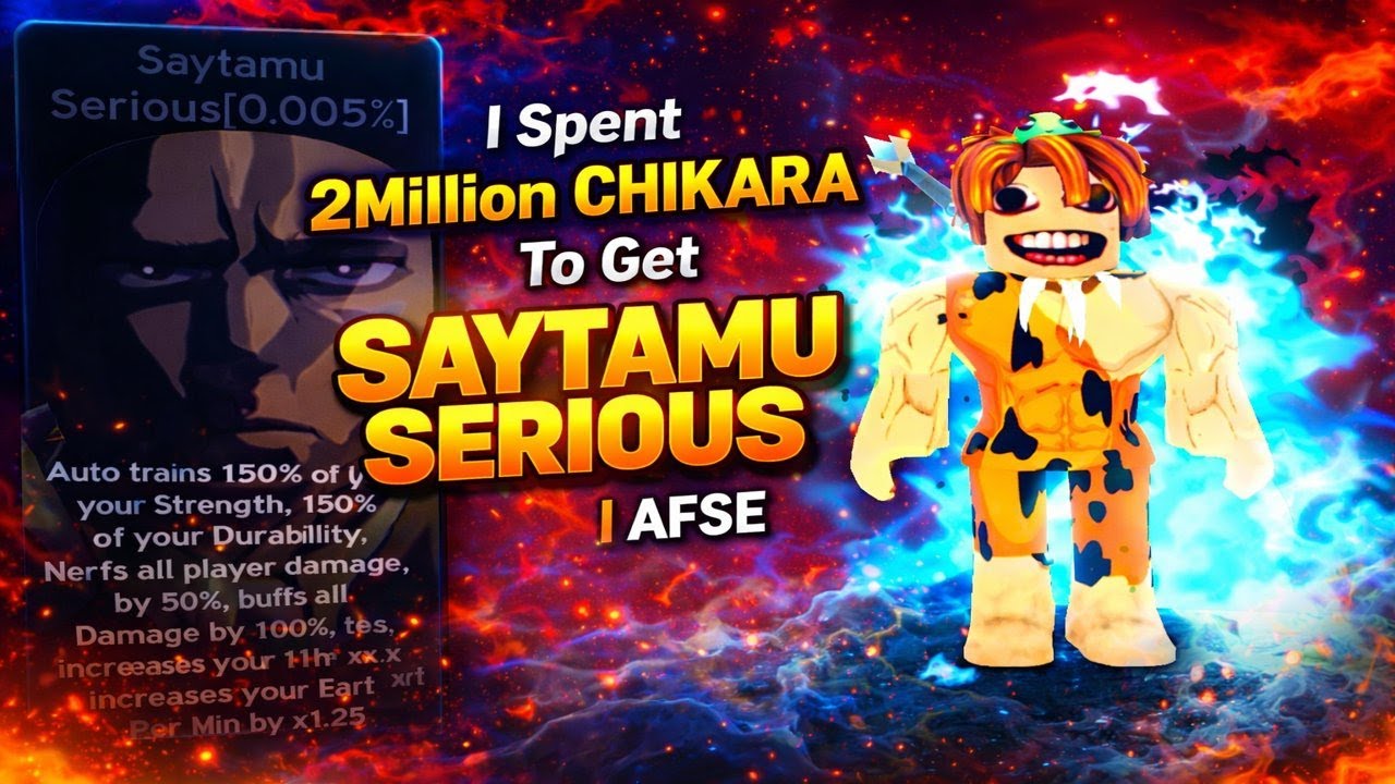 Can I Get SAYTAMU SERIOUS If I Spend 2Million CHIKARA | AFSE