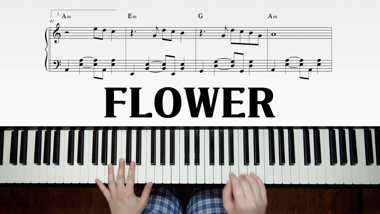 지수 (JISOO) - 꽃 (FLOWER) / 피아노 악보