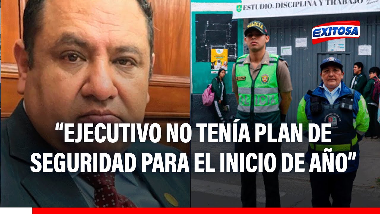 🔴🔵Extorsiones en colegios: Ejecutivo no tenía plan de seguridad para el inicio del año escolar 2025