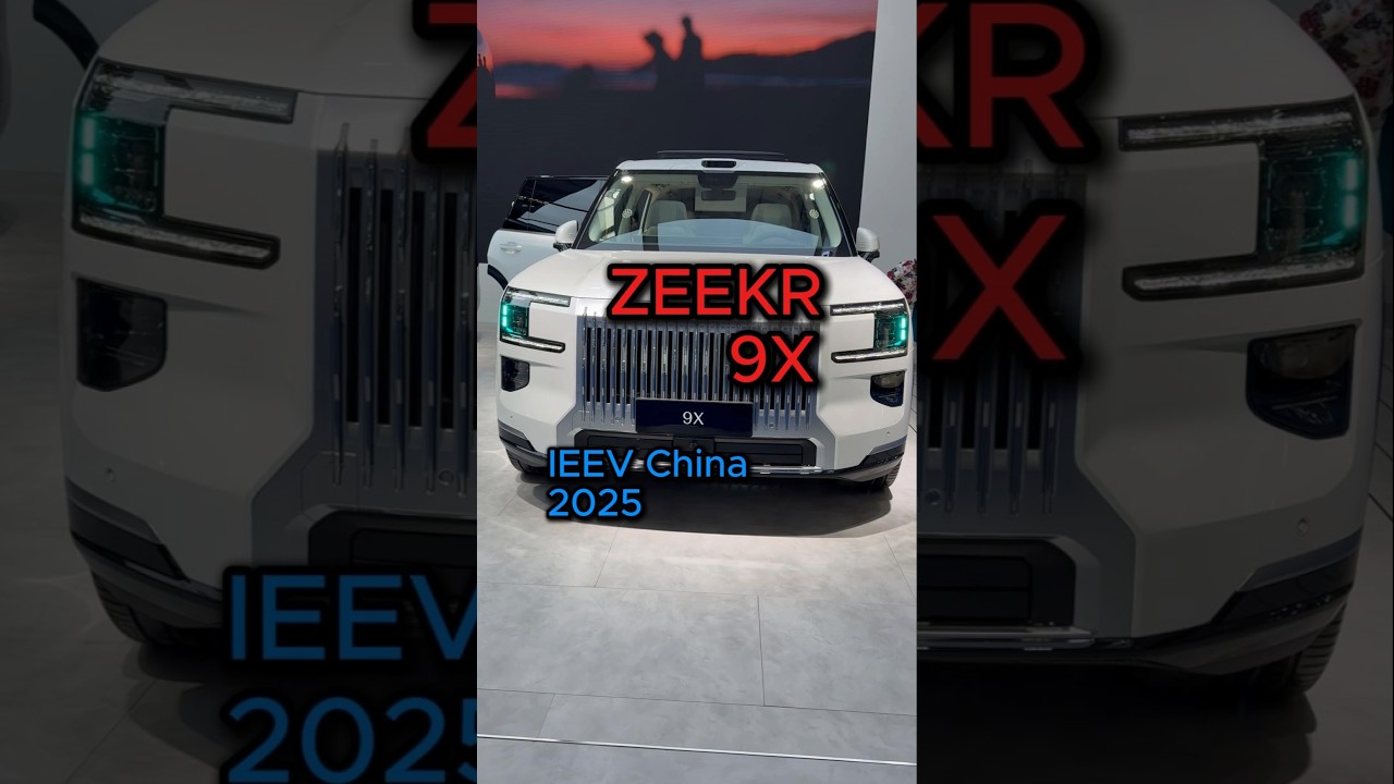 Zeekr 9X дебютировал ещё на Шанхайском автосалоне🇨🇳 И на этой выставке Geely тоже представил 9Х🚗