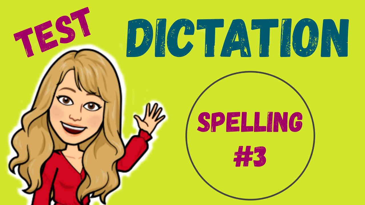 DICTADO en INGLÉS - SPELLING #3➯15 EJERCICIOS para que practiques el DELETREO Listen and write 🎧