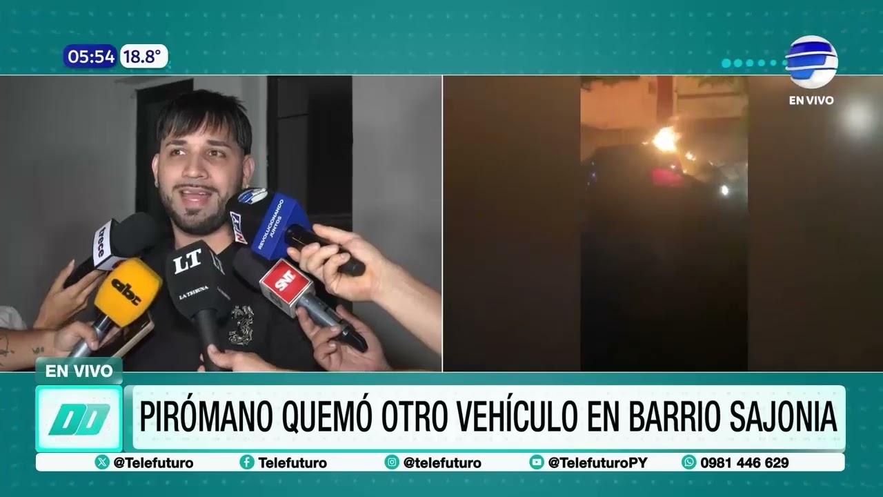Pirómano quemó otro vehículo