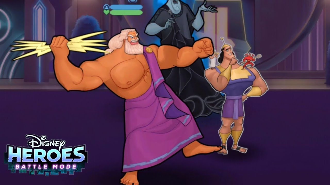Disney Heroes Battle Mode ZEUS YELLOW, RED SKILL AND FRIENDS Gameplay Walkthrough