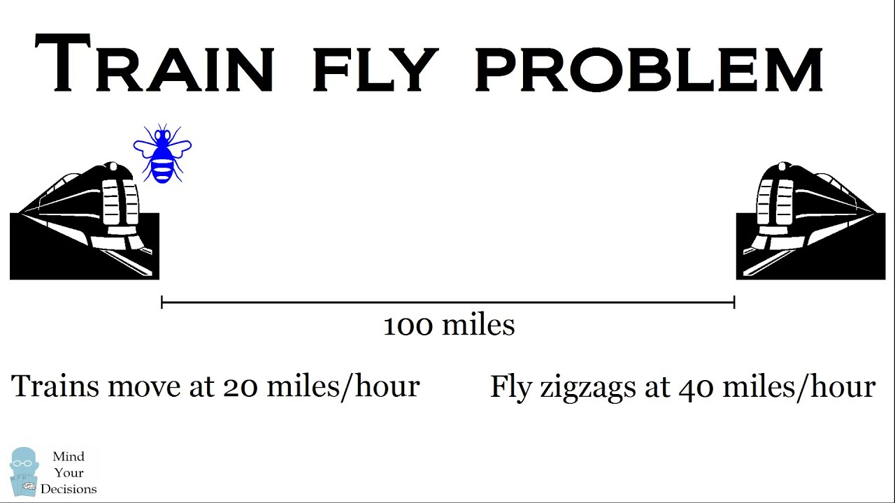 The Train Fly Problem - A Classic Math Puzzle