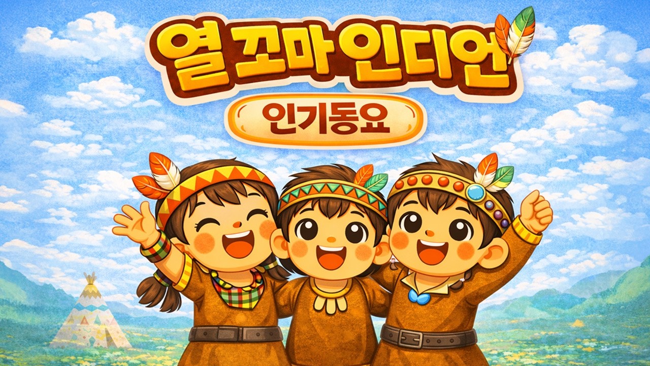 인기동요ㅣ열 꼬마 인디언🪶🧒ㅣ조이앤토리ㅣ숫자 동요ㅣ반복 재생ㅣ유아동요ㅣ창작동요ㅣ학습동요ㅣ한 꼬마 두 꼬마 세 꼬마 인디언ㅣ