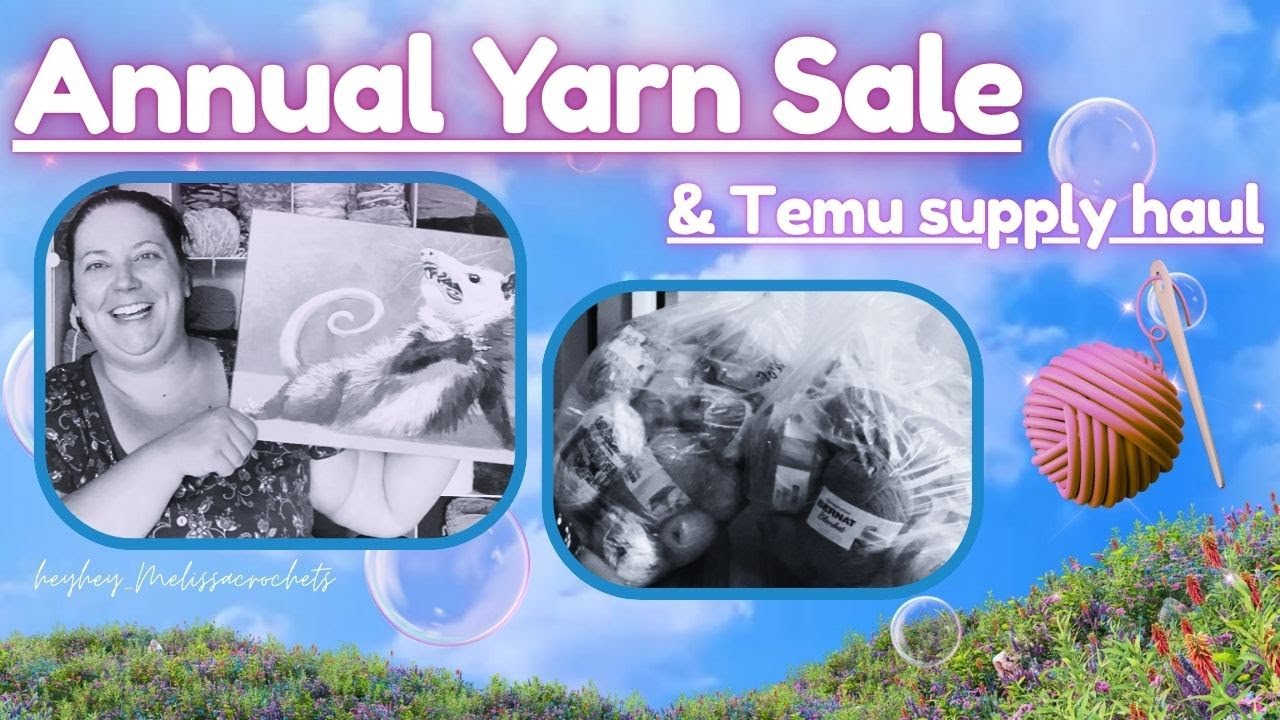 Epic Yarn Haul | Temu Finds! | HeyHeyMelissaCrochets