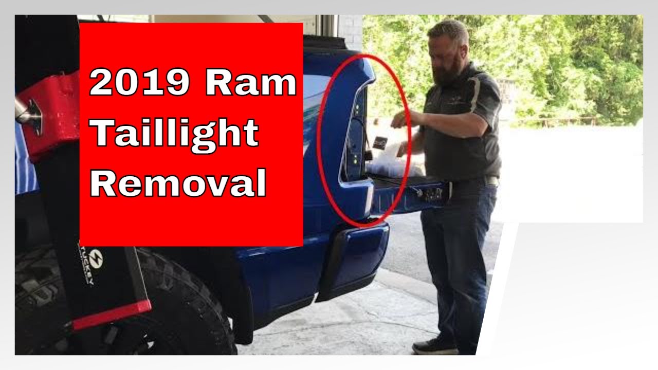 Как снять задний фонарь Ram 2019