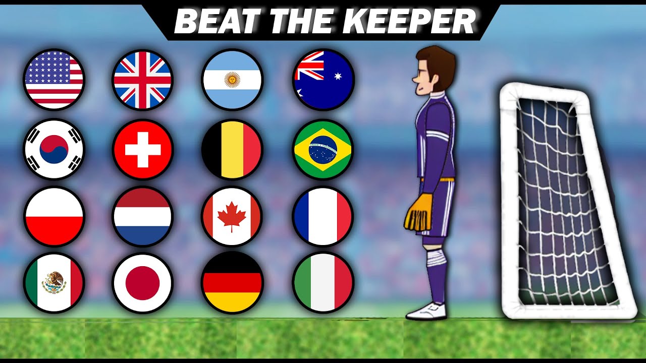 BEAT THE KEEPER | Marble Soccer Race Tournament