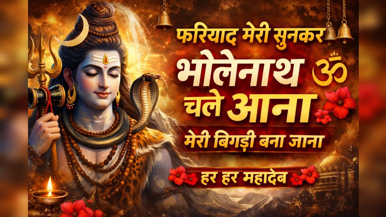 शिवरात्रि भजन 🌺फरियाद मेरी सुनकर भोलेनाथ चले आना🌺🌺 मेरी बिगड़ी बना जाना  #bhajan #shivratrispecial 