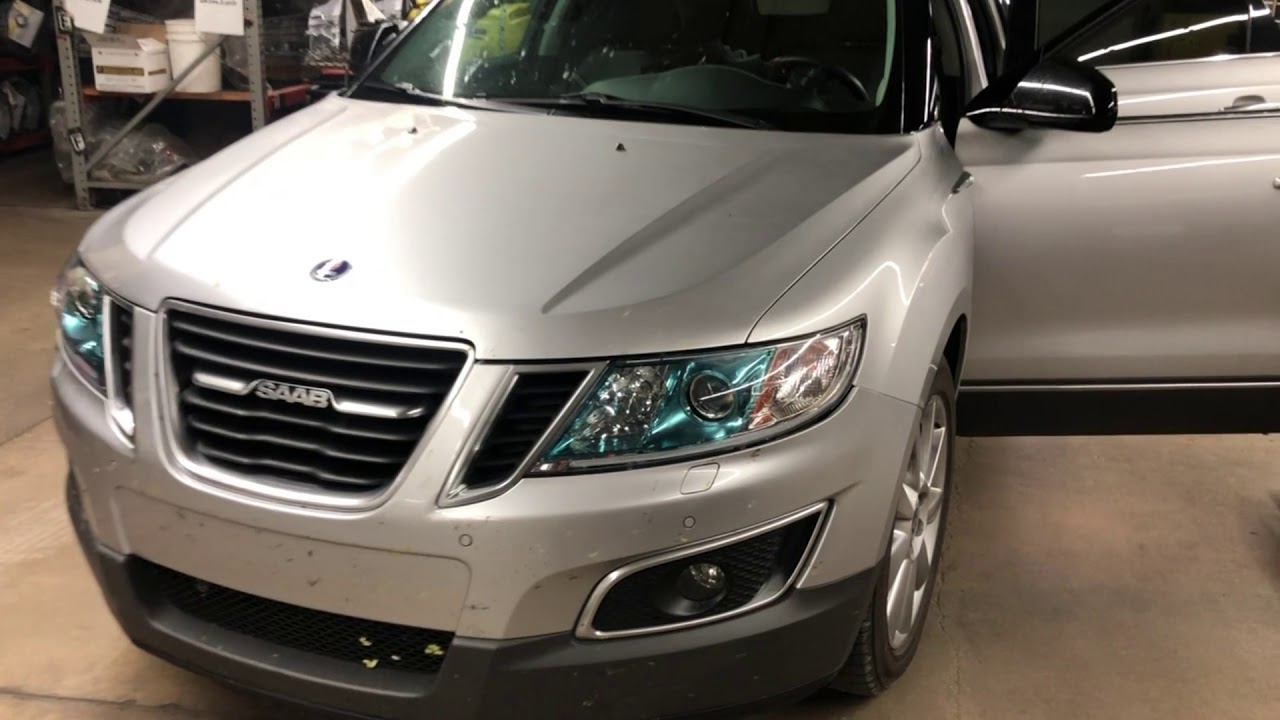 2011 Saab 9-4x Aero (NG 9-5) Navigation DVD head removal