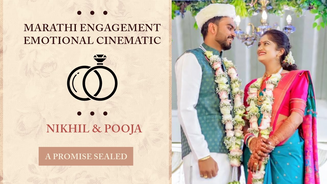 NIKHIL & POOJA : A PROMISE SEALED ❤👫 | MARATHI ENGAGEMENT EMOTIONAL CINEMATIC | #ringceremony