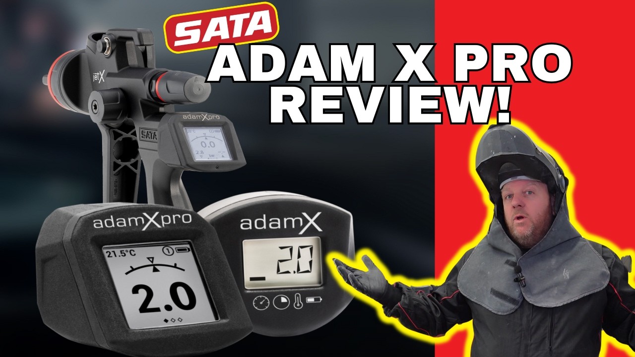 ADAM X PRO DIGITAL GAUGE, SATA JET X SPRAY GUN: HOW TO & REVIEW #automobile #automotive #autobody