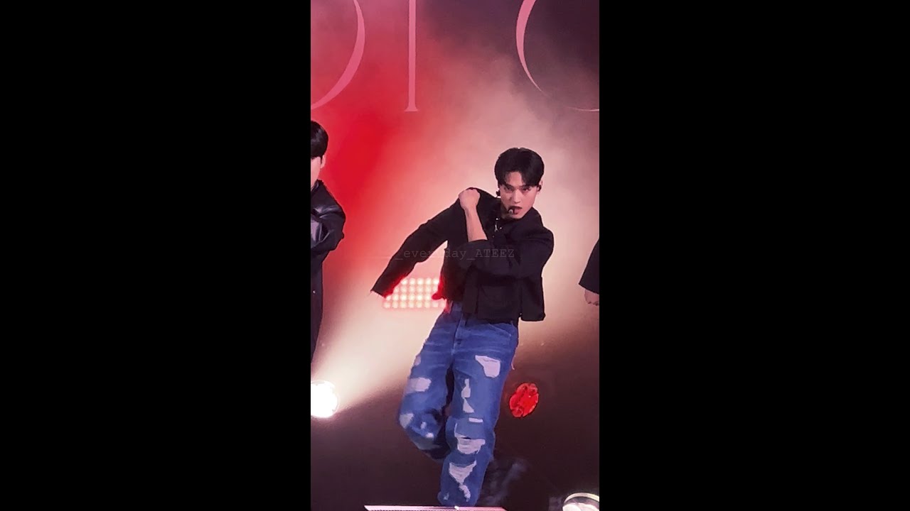 240229 ATEEZ NOT OKAY SHOWCASE 'NOT OKAY' 우영 직캠 WOOYOUNG FOCUS