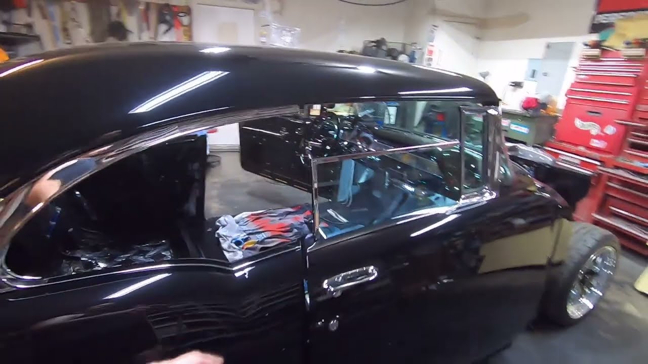 1955 Chevy project. Putting on some trim