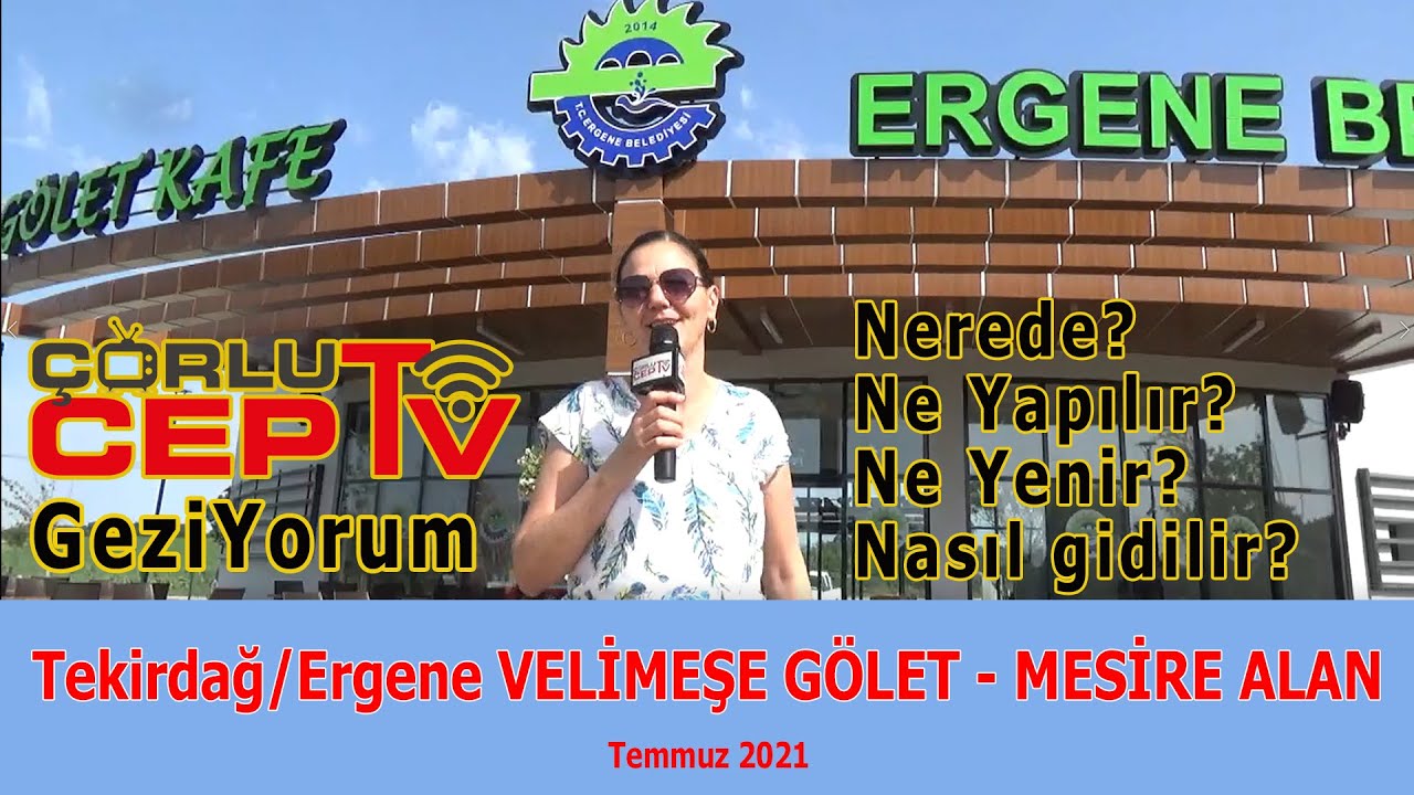 Ergene Velimeşe Göl Kafe geziyorum