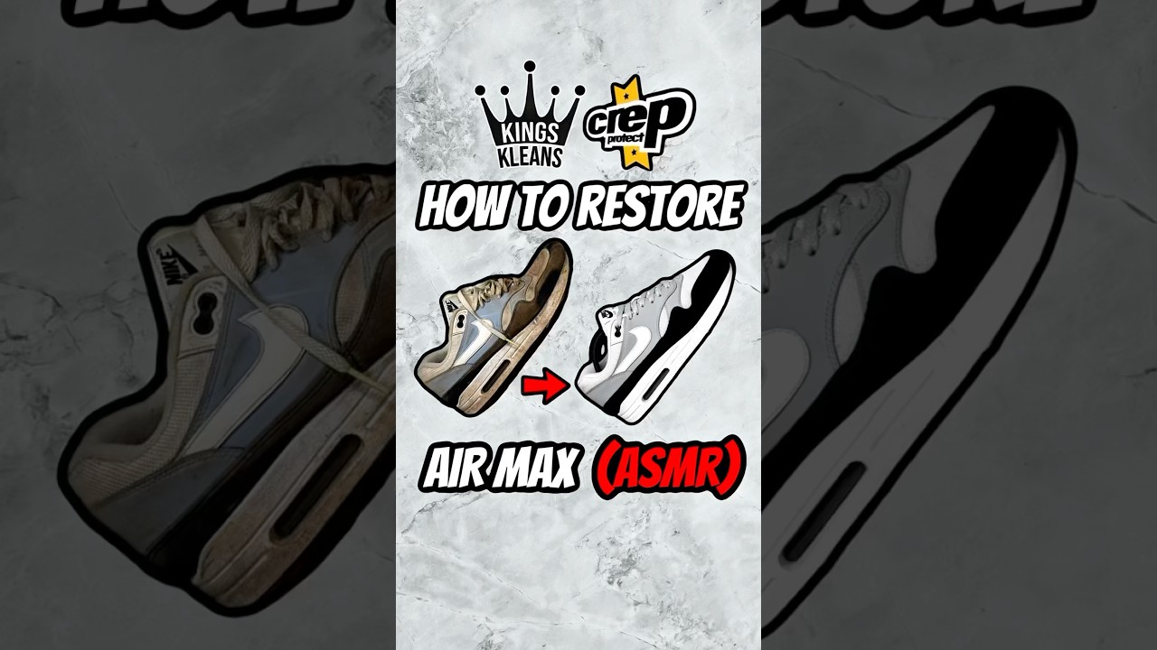 FULL ASMR RESTORATION ON NIKE AIR MAX 1s🔥
