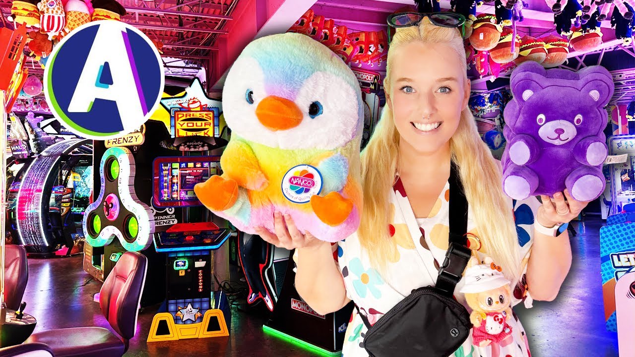Gatlinburg Arcade Jackpots & Claw Wins at Arcadia!