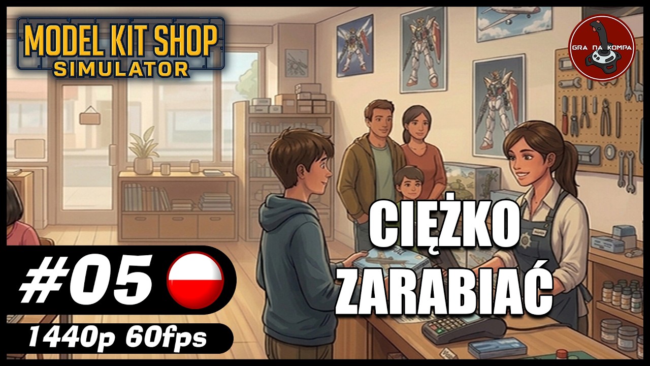 Ciężko zarabiać || #5 || Model Kit Shop Simulator gameplay PL